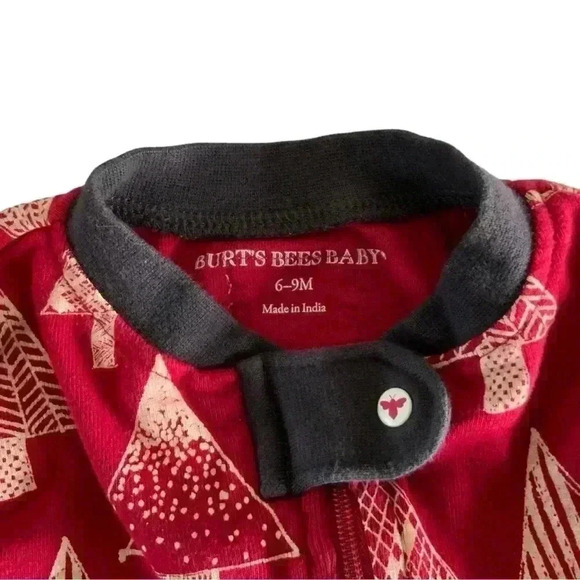 Burt’s Bees Christmas Sleeper 6-9M - Picture 3 of 3